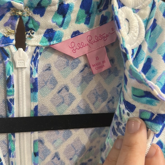 Lilly Pulitzer Jane Maxi Embroidered Shift Dress With Tassels, size 0 - Picture 4 of 10